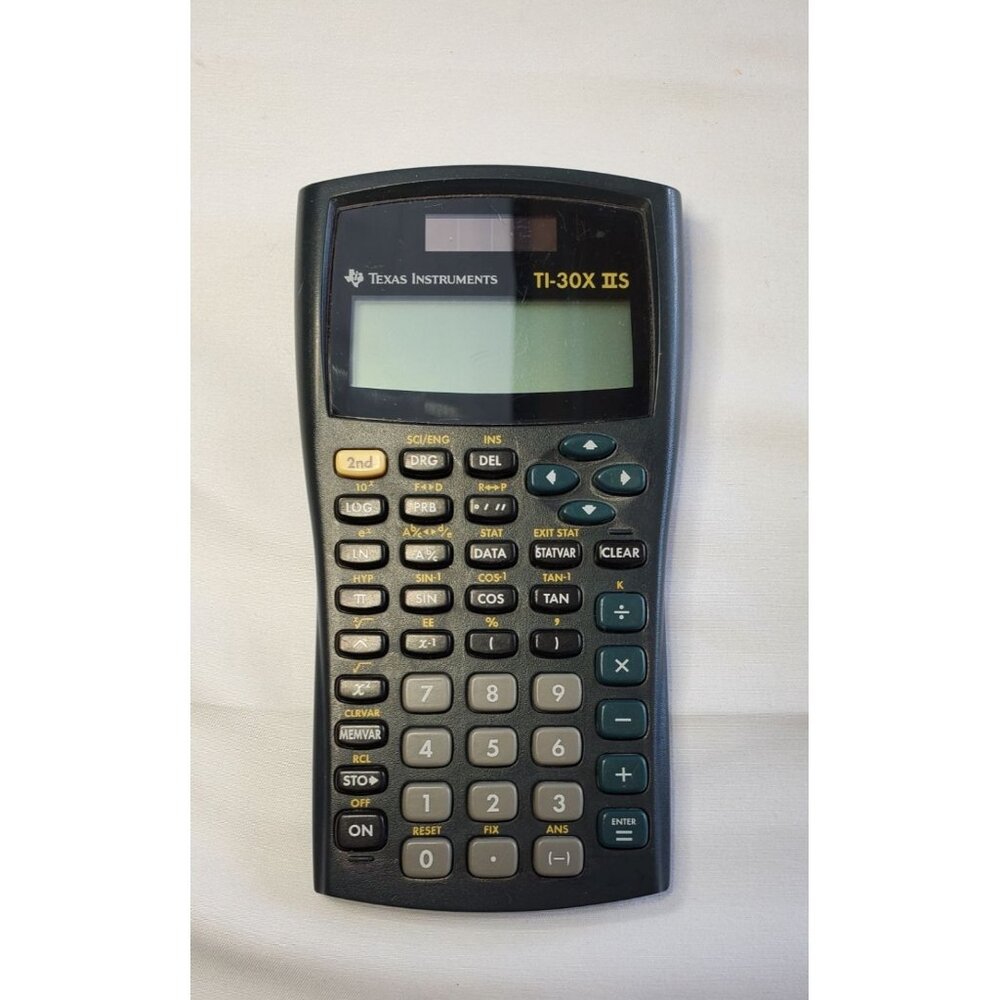 Texas Instruments TI-30X IIS Scientific Calculator without Cover - Working